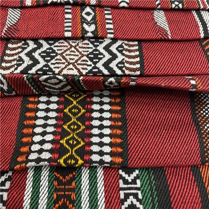 Fashion design sadu fabric jacquard arabian sadu fabric sadu fabric for