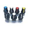 Rotary encoder code switch EC11 audio digital with push button switch 5Pin handle length 15mm with knob