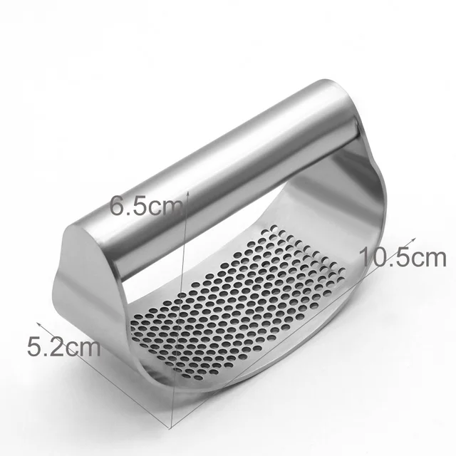 Kitchen Vegetable Cutting Tools Metal / Stainless Steel Garlic Press