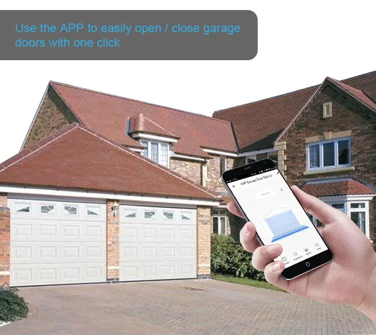 factory direct sales wireless voice control smart app control smart garage door opener for alarm system