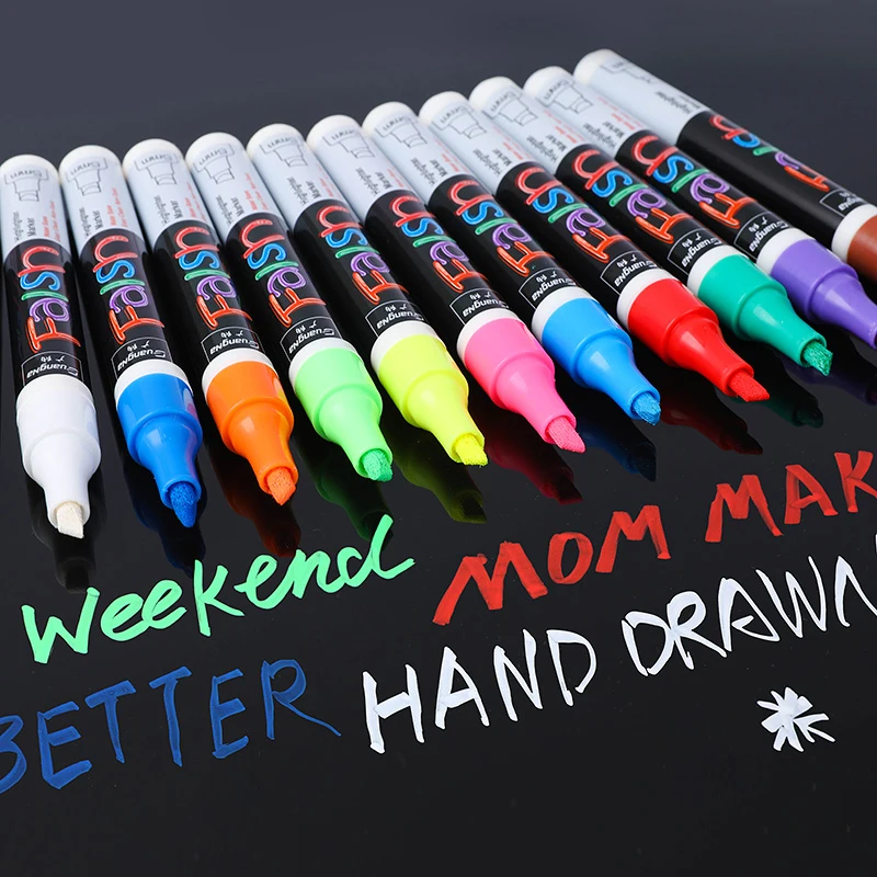 8-Pack Non-Toxic Wine Glass Marker Pens for Malaysia