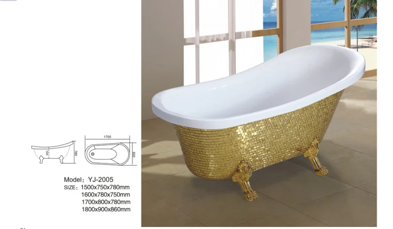 Mini Plastic Portable Bathtub For Adults Soaking Mosaic Massage Bath Tub