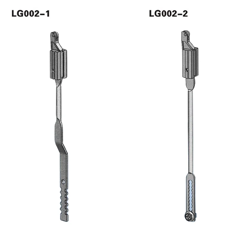 Custom LG002-1 External Gear Length Customizable Connecting Rod Internal Gear Safety Door Lock 6000 Series Cutting details