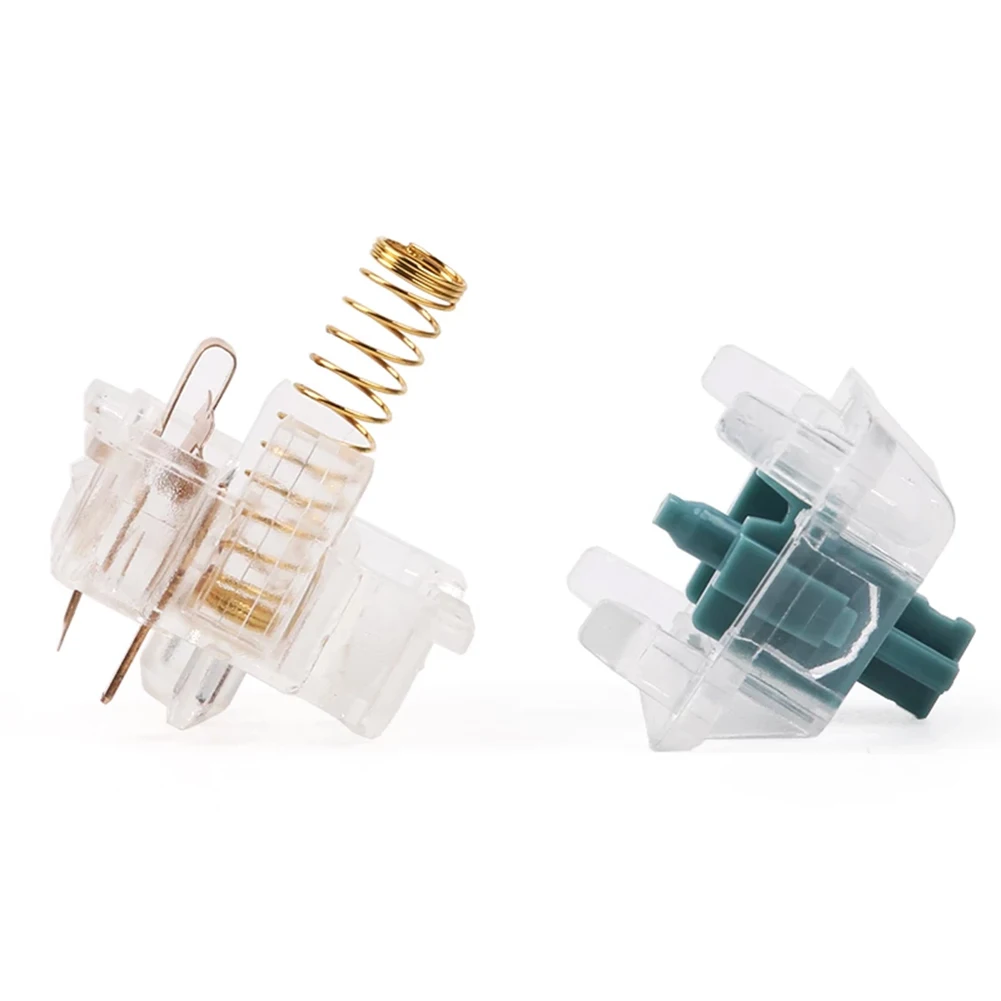 Durock Clear T1 Tactile Mechanical Keyboard Switch Gold Plated 67g