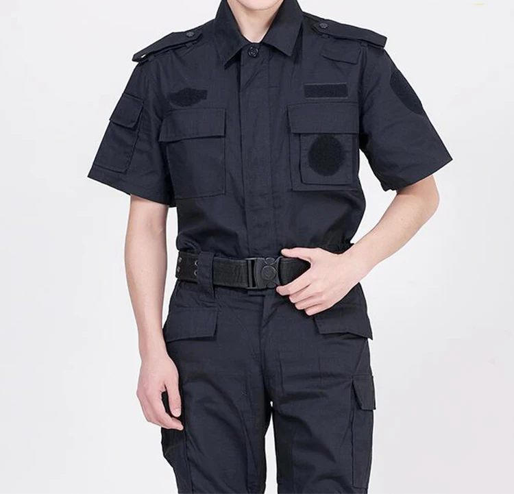 新设计最好的黑色安全警卫统一安全办公室看门人制服