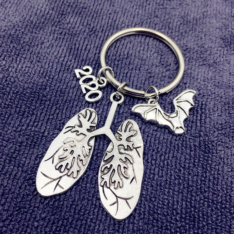 2020 Stethoscope Lung Lobe Dna Biological Rescue Medical Keychain Keyring Buy Stethoscope