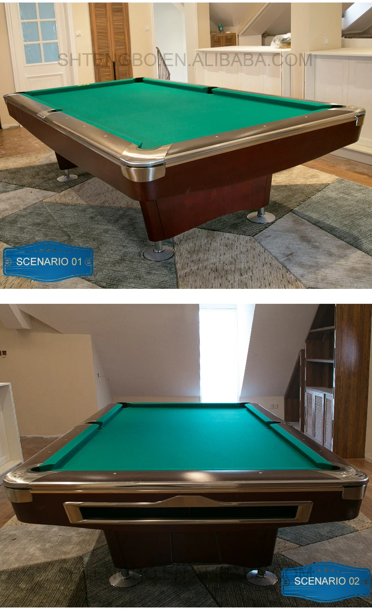 Hot Sales Star 8ft 9ft High Quality Solid Wood International Tournament