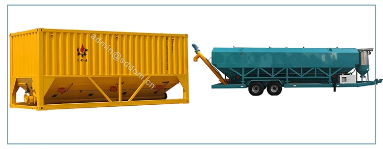 mobile cement silo