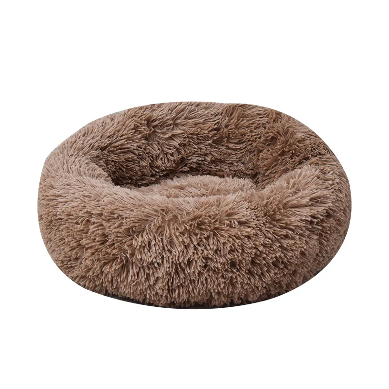 Soft Round Warming Pet Calming Bed For Dog Cat Buy Pet Bed Comfortable Warm Bed For Pets Dog Bed Product On Alibaba Com