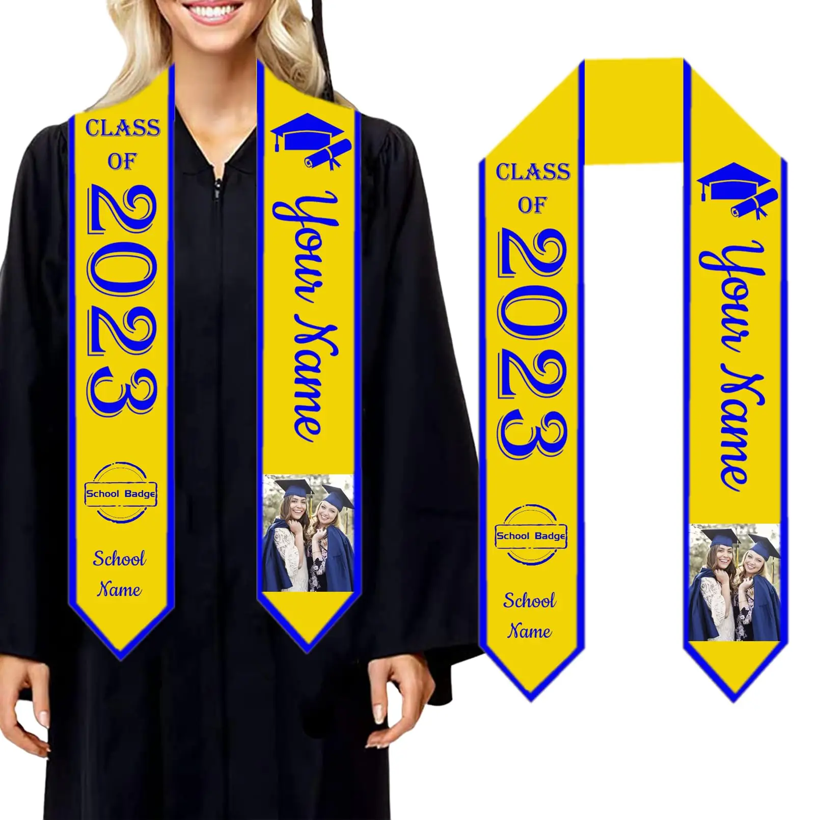 Oem Graduation Stole Sublimation Blanks Bulk Graduation Stole Customize ...