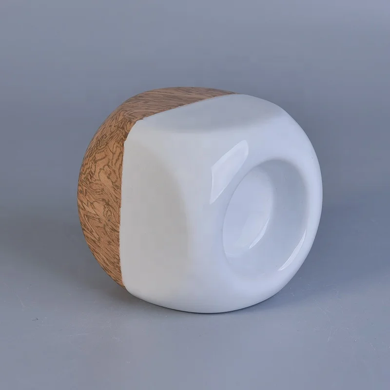 Special glaze ceramic candle vessel votive candle holder home decoration suppliers