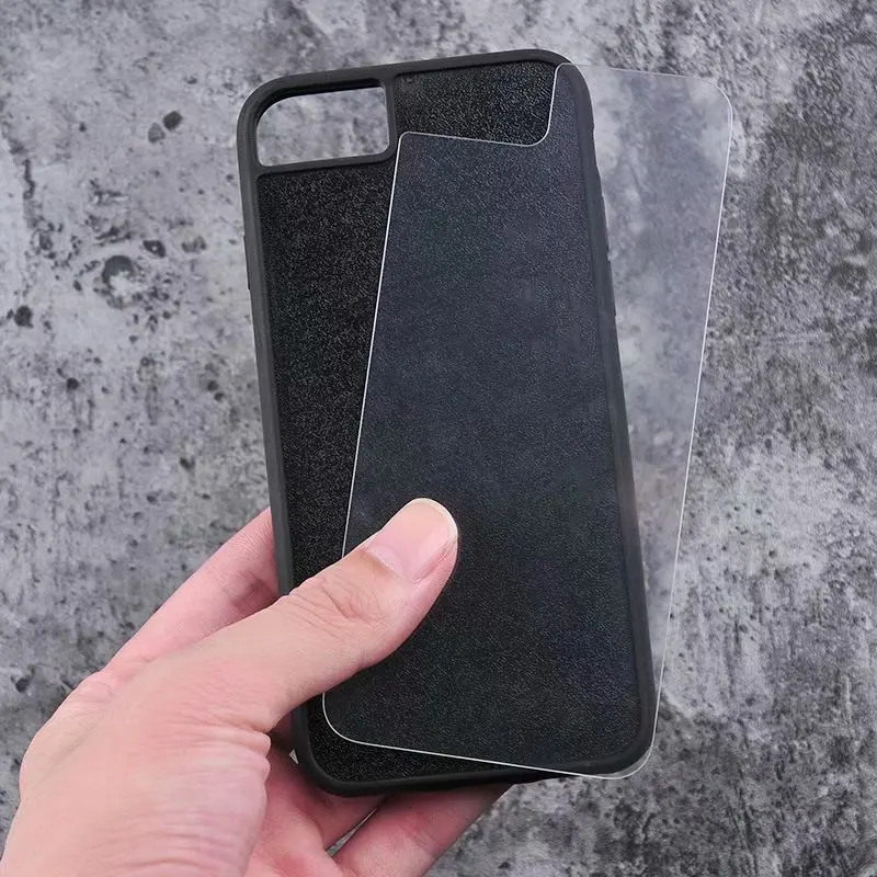 2 In 1 3m Adhesive Blank Sublimation Plastic Glass Mobile Phone Cover
