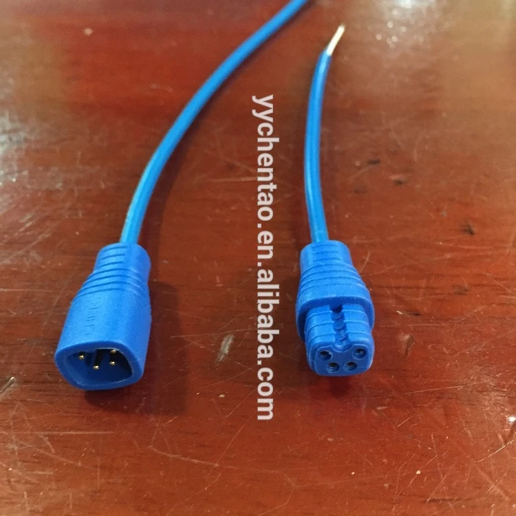 
Mini waterproof connector with 4pin for solenoid valve 