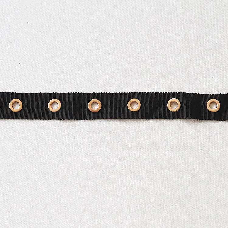 eyelet ribbon trim