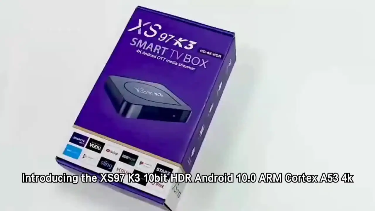 XS97 K3 Android TV Box - 4K Smart TV with Dual Wifi