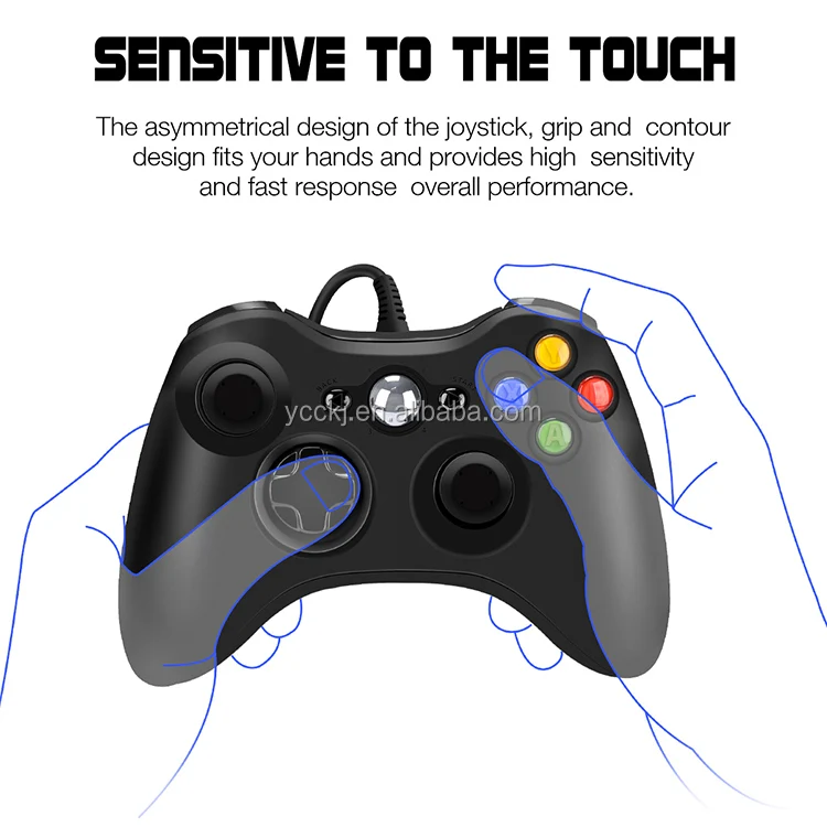 Yccteam Wired Controller For Xbox360 Wired Game Pad Joystick Support X 360 Pc Android Buy Controller For Xbox360 Bluetooth Controller For Xbox360 Wired Controller For Xbox360 Product On Alibaba Com