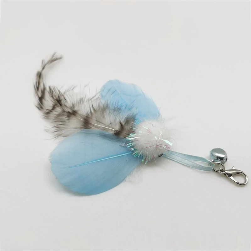 Blue feather replacement head
