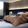 Embroidered solid color luxury thickening does not fade 2.2 meters nude sleep 4pcs bedding set