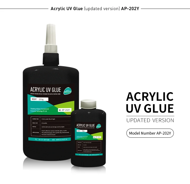 Allplace Acrylic Uv Chemicals Adhesive Resin/glue Pvc/pet Film Adhesive