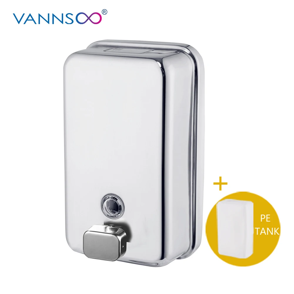 stainless steel soap dispenser