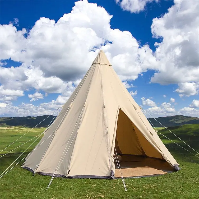 wholesale outdoor waterproof camping wedding indian teepee tent