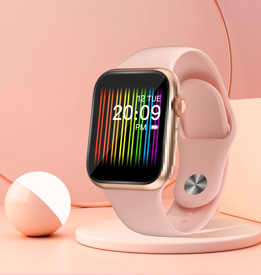 
2020 hot sale Full Touch Screen BT Call Smartwatch Fitness T500/T68 Pro Watch 5/6 Smart Watch PK W26 