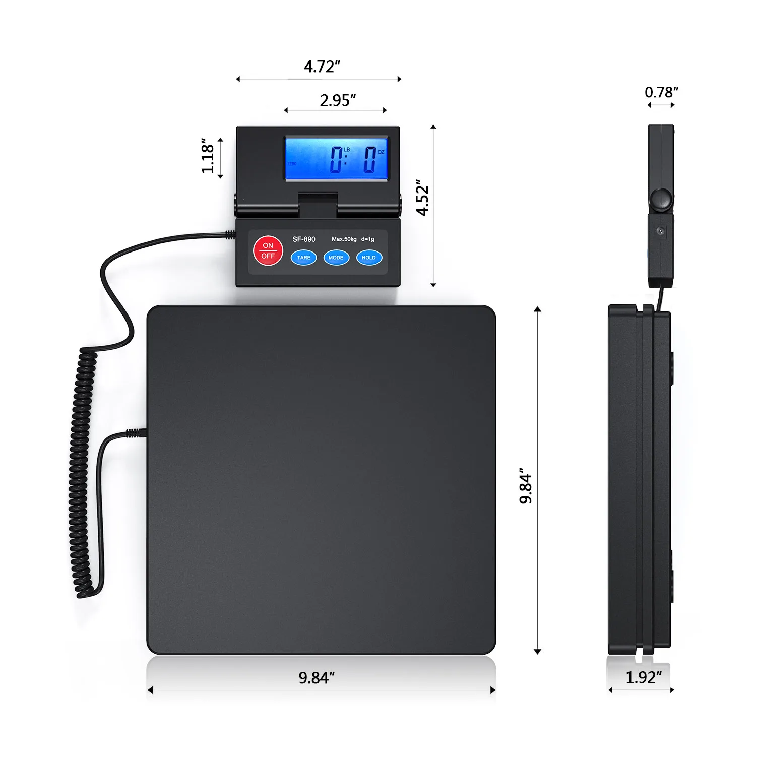 Sf 890 Digital Heavy Duty Shipping And Postal Scale Small Package Scale