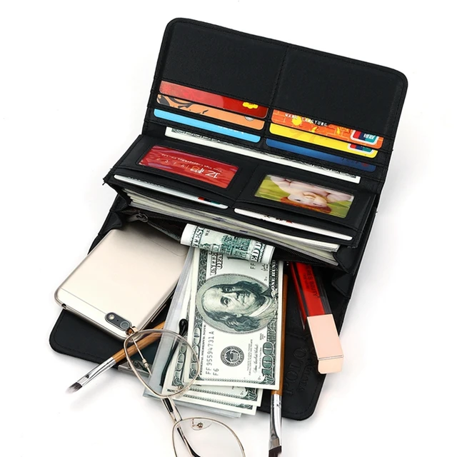 POLO Novo e Luminoso de VICUNHA Triold R&ocirc;mbico Carteira Longo Clipe Pequeno Cart&atilde;o de Notas Colorido Saco de Embreagem Carteira das Mulheres