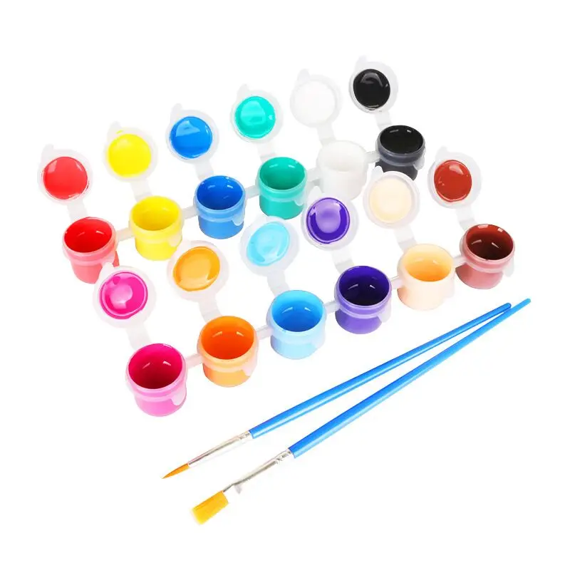 Plastic Paint Pot 5ml 6 Rows In One Line Art Supplies For Drawing ...