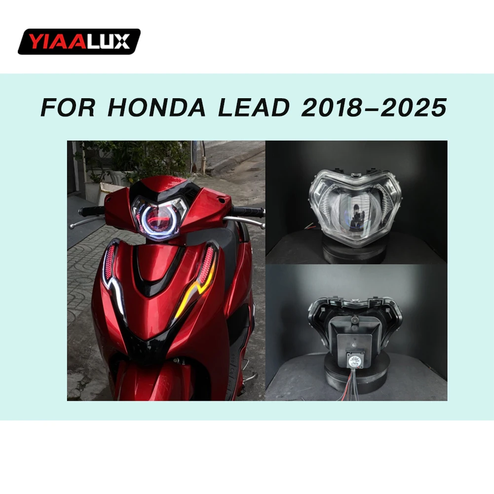 product front headlight motor head lamp for honda lead125 2018 2025 motorcycle model-13