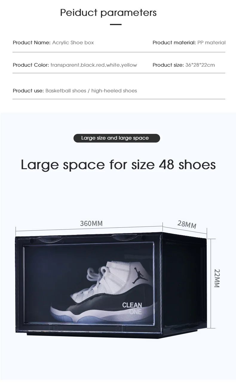 plastic sneaker cases on Drop Front Acrylic Clear Stackable Storage Transparent Shoe Box Plastic Sneaker Storage Container Magnetic Display Case Buy Sneaker Storage Shoe Box Storage Stackable Shoe Box Transparent Shoe Box Sneaker Stackable Storage Drop Front