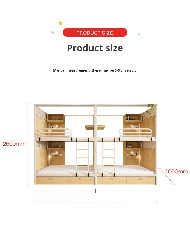 product 2025 full size metal frame heavy duty queen size double adults loft type bunk bed with stairs-13