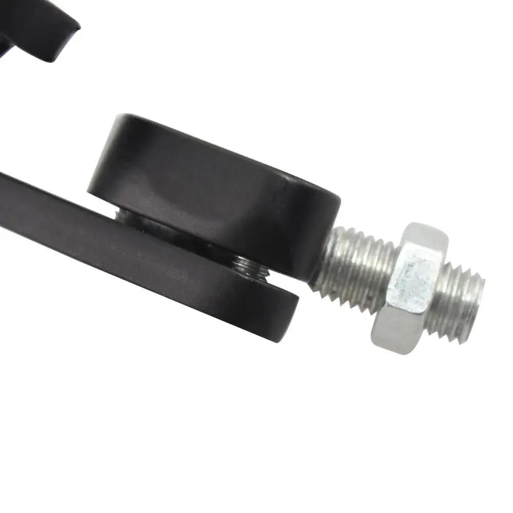 Black Anti Glare Rectangle Rearview Handlebar Mount Side Mirrors 8MM 10MM For Cafe Racer Bobber Chopper Motorcycle Parts