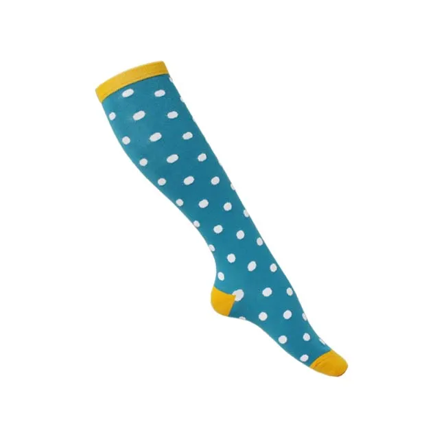 2020 Top Dot compression custom logo socks nylon high knee socks