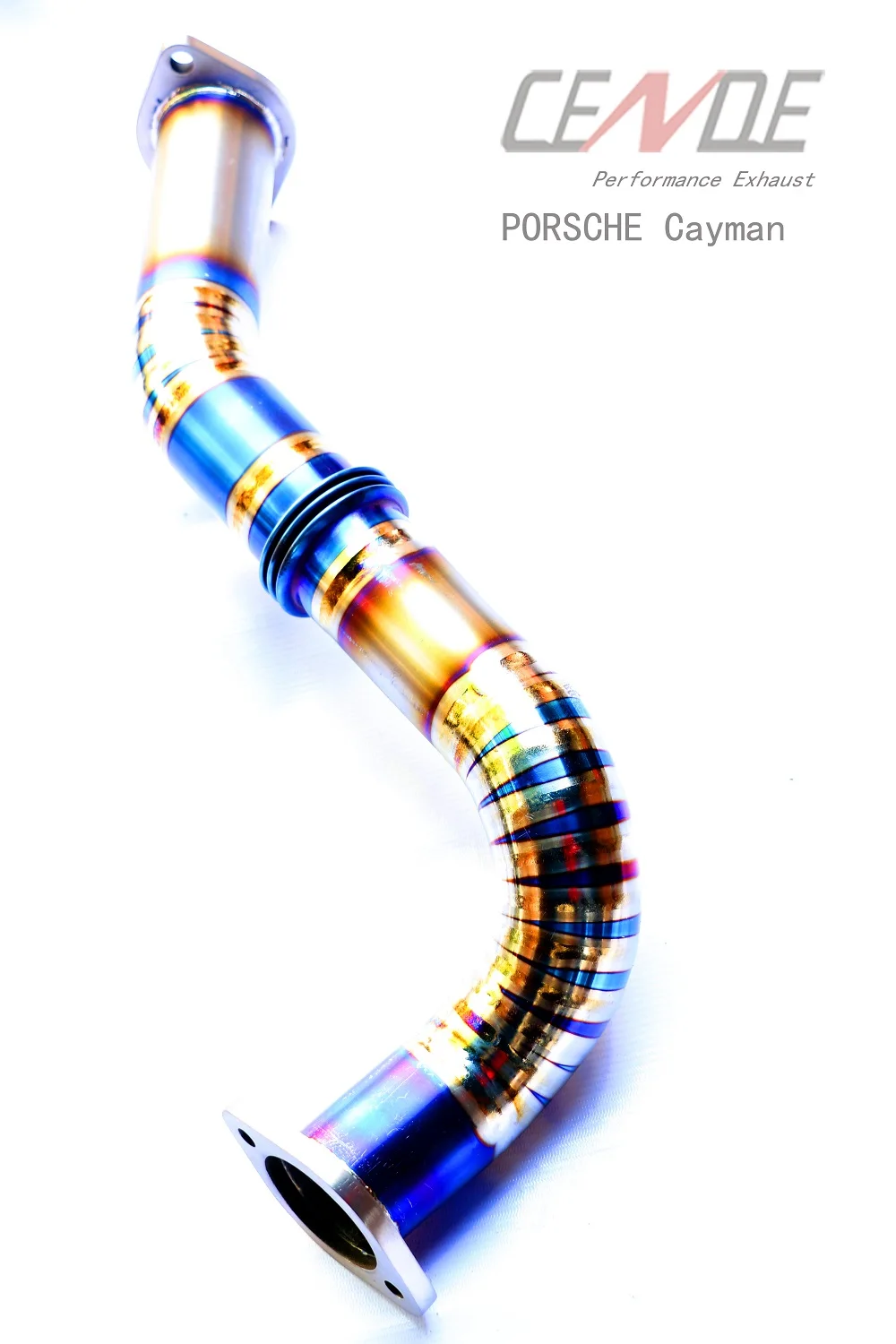 High Cende Performance Titanium Valvecontrol Exhaust Pipe System For Porsche Car Cayman 981