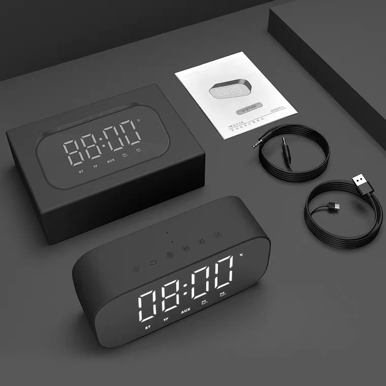 Amazon eBay LED alarm clock colorful wireless speaker home outdoor - ANKUX.COM