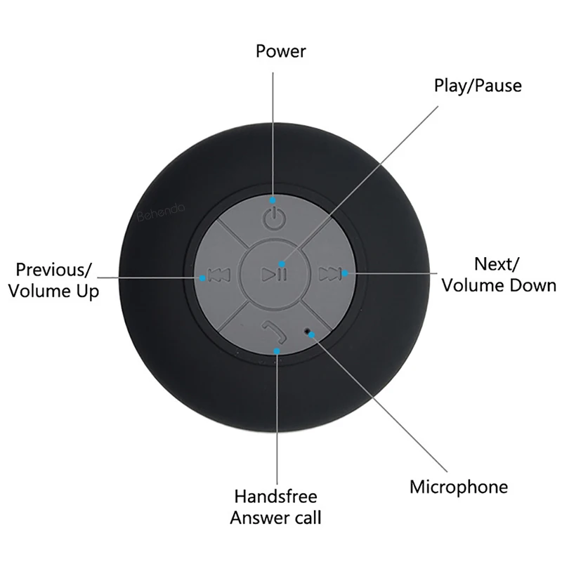 2019 RTS Hot sale Wireless Stereo Water Floating Waterproof Bluetooth Speaker for Swimming Pool - ANKUX.COM