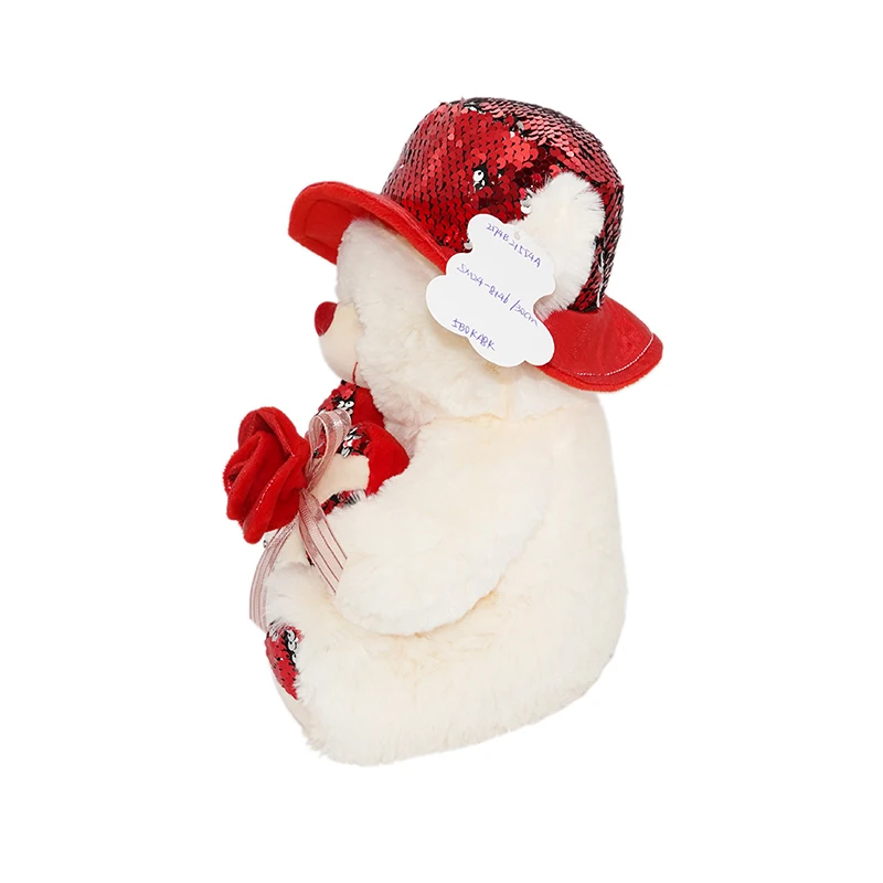 Custom super soft valentine birthday plush teddy bear toys