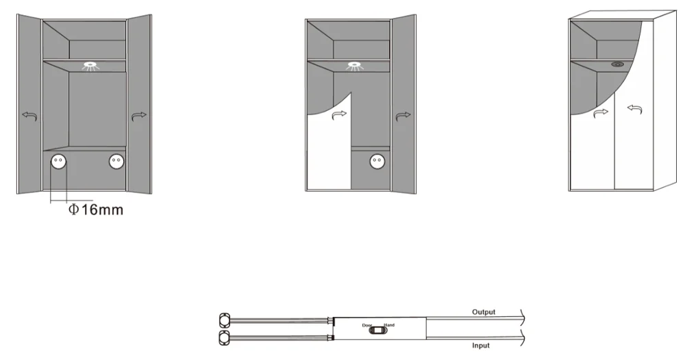 infrared door sensor switch for cabinet