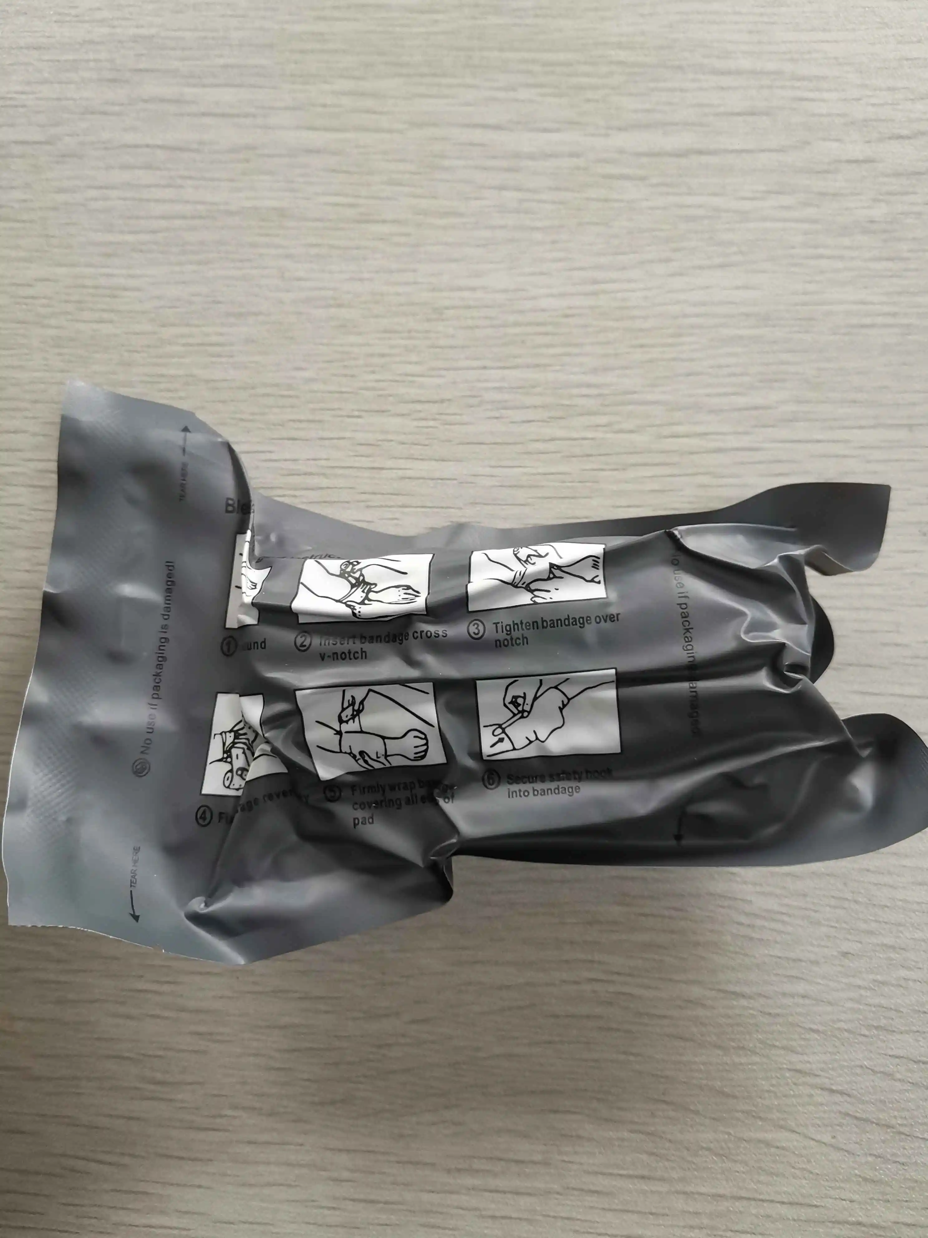 Sterile Emergency Bandage Trauma Dressing with Pressure Applicator 10cm*450cm Size and 3 Years Shelf Life