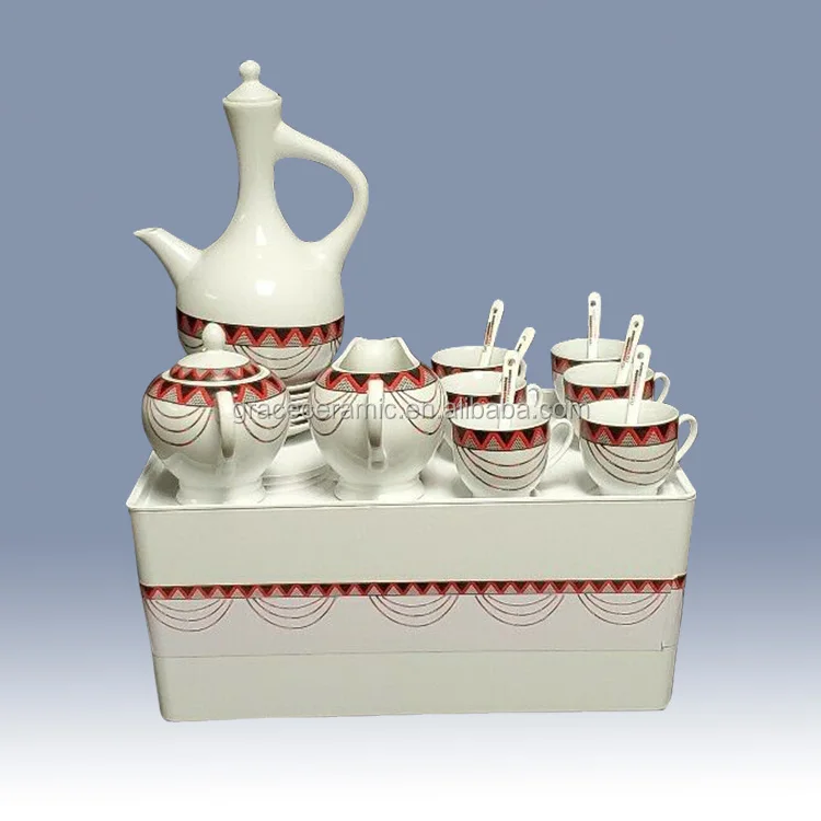 New Design African Ethiopian Coffee Rekebot Classic 16 Piece Ethiopia ...