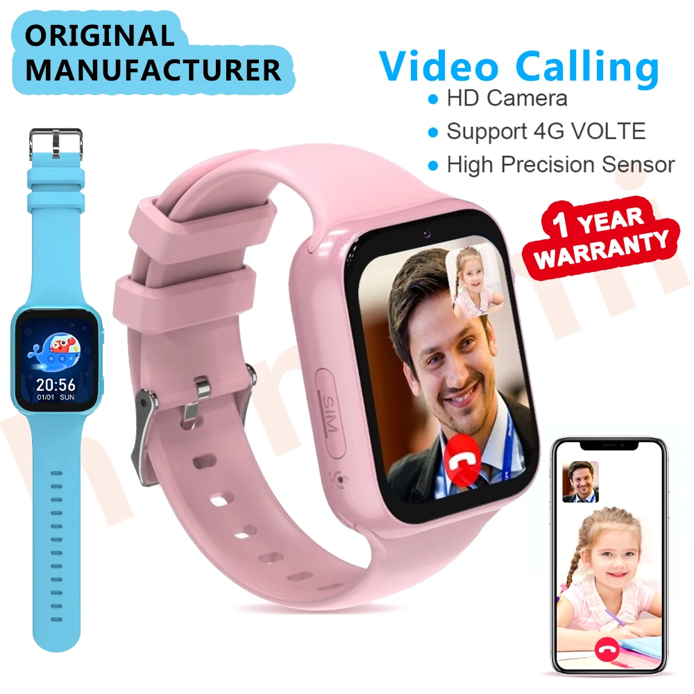 DH19 cheap 4G kid smart watch with sim card slot children watch for kid with wifi location smart watch for boys and girls