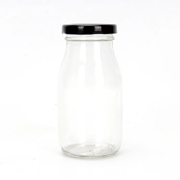 Großhandel 1 Liter Glas Milch Flasche 100ml 200ml 250ml