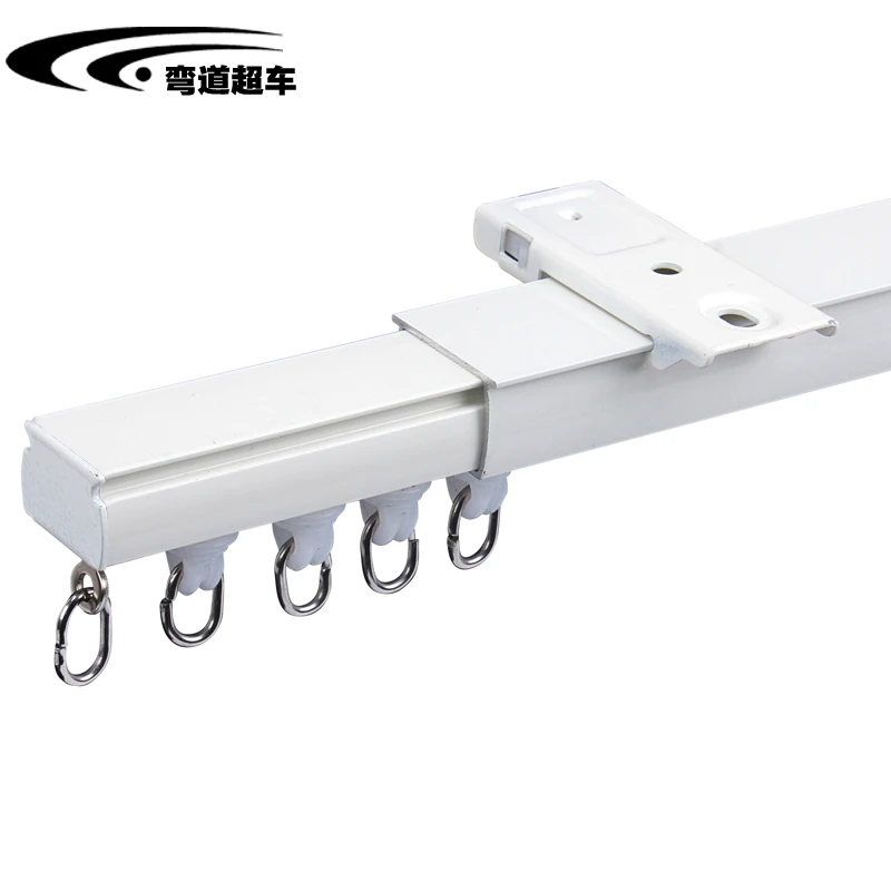 Aluminum Ceiling Sliding Telescopic Curtain Rail Manufacturers Extendable Curtain Track