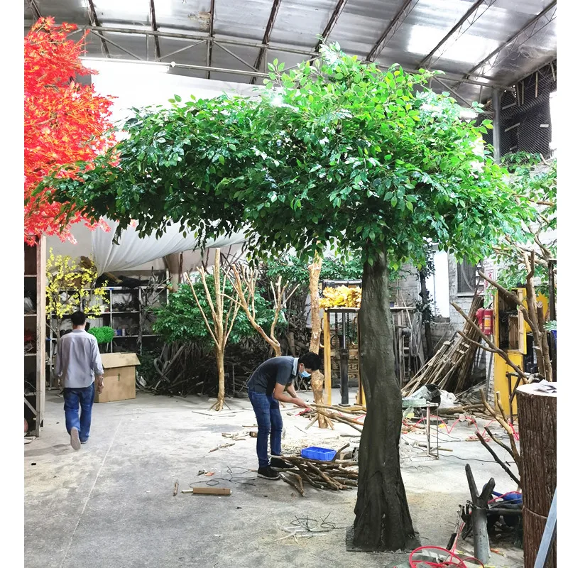 Latest Design Large Outdoor Artificial Trees Big Cheap Artificial Ficus