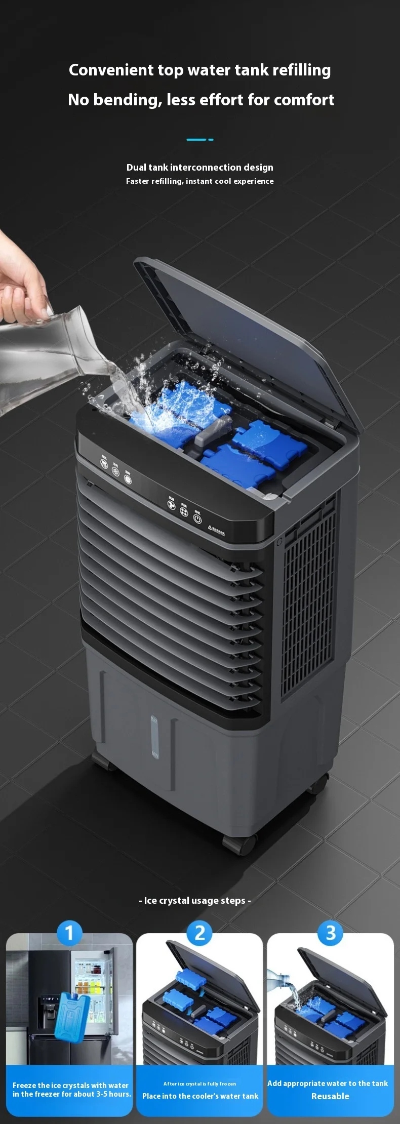 Household Air Conditioner, 20L-30L, R290, Portable - detail 18