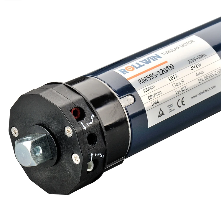 
120N.M 59Mm Motor Tubular For Rolling Door With 5 Years Warranty 