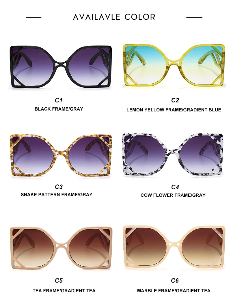remachesmujer Gafas de sol de gran tamaño marco grande remachesmujer Gafas de sol de gran tamaño marco grande