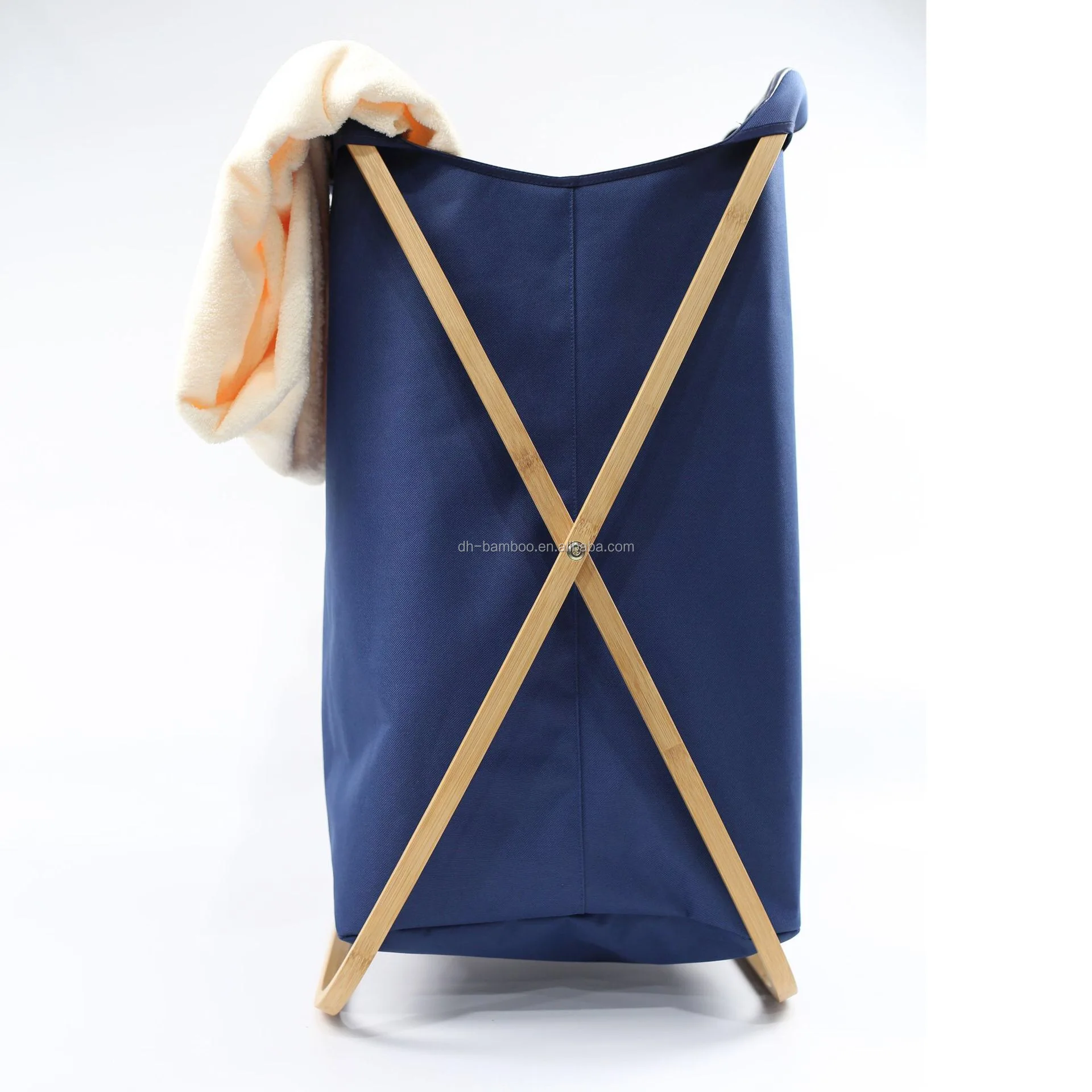 Wholesale Collapsible Basket For Clothes Bamboo Laundry Basket Laundry