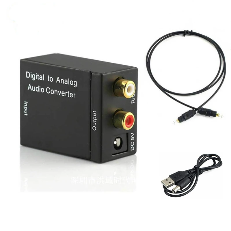 Audio Converter Digital To Analog Audio Cable Converter Digital Optical